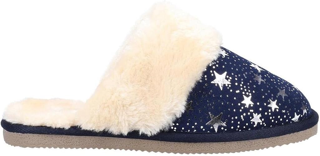 Hush Puppies Faux Fur Lined Warm Mules Slippers