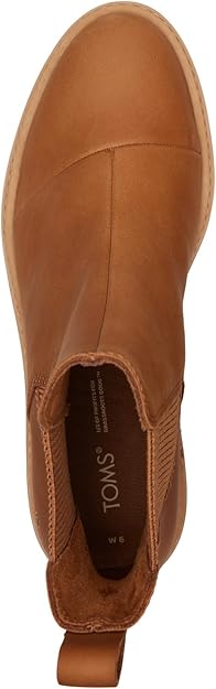 Toms Charlie Brown Leather Pull On Cowhide Casual Boots