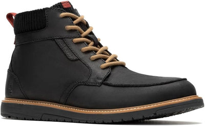 Hush Puppies Jenson Lace Up Bold Black Nubuck Boot