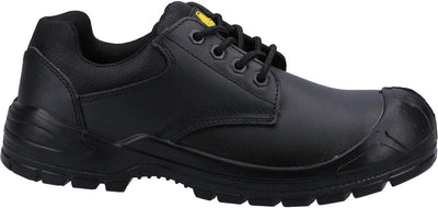 Amblers Safety Black Comfort Resistant Leather Upper Shoes