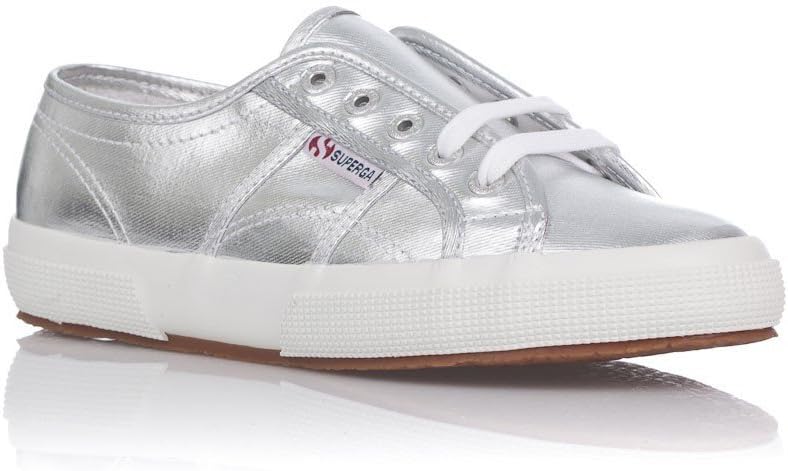 Superga Ladies  Metallic Canvas Comfortable Sneakers