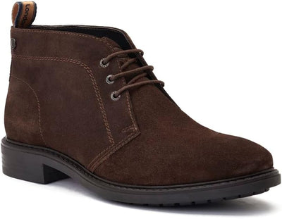 Base London Kilby Chukka Brown Suede Male Mens Boots