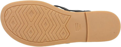 Toms Sephin  Women's Slip On Strappy Flat Sandals In Black