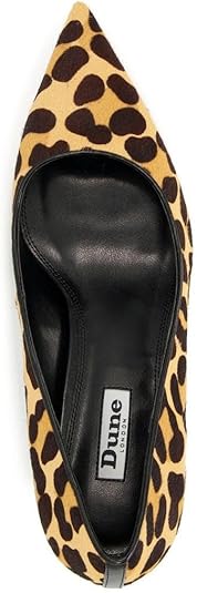 Dune Angelina Leopard Court Ladies Shoes