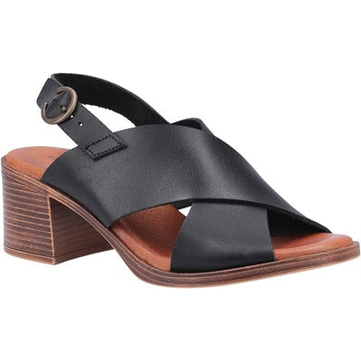 Hush Puppies Women Gabrielle Heeled Leather Sandal