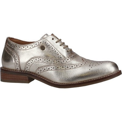 Hush Puppies Natalie Ladies Leather Brogue Shoes