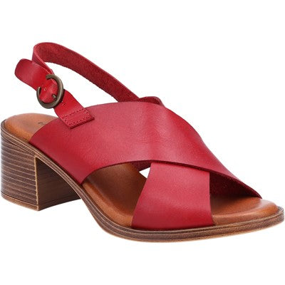 Hush Puppies Women Gabrielle Heeled Leather Sandal