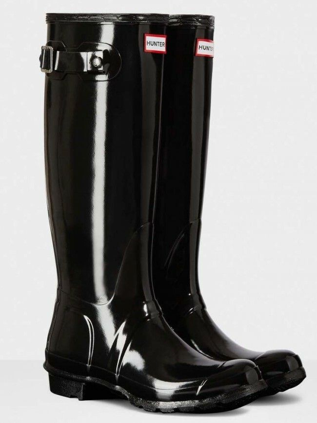 Hunter Womens Original Back Gloss Wellington Boots