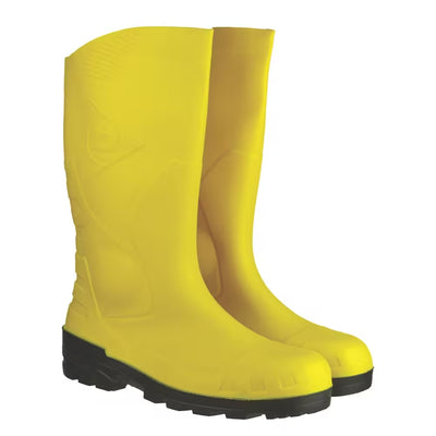Dunlop Devon Safety Wellies In Yellow