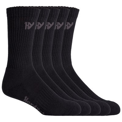 Hard Yakka Mens Crew Work Multi-Coloured Workwear Socks