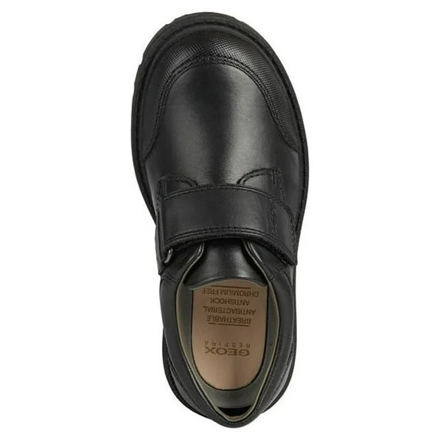 Geox Shaylax Mocasines Kickers Reasan Strap Toddlers Black Leather Shoes