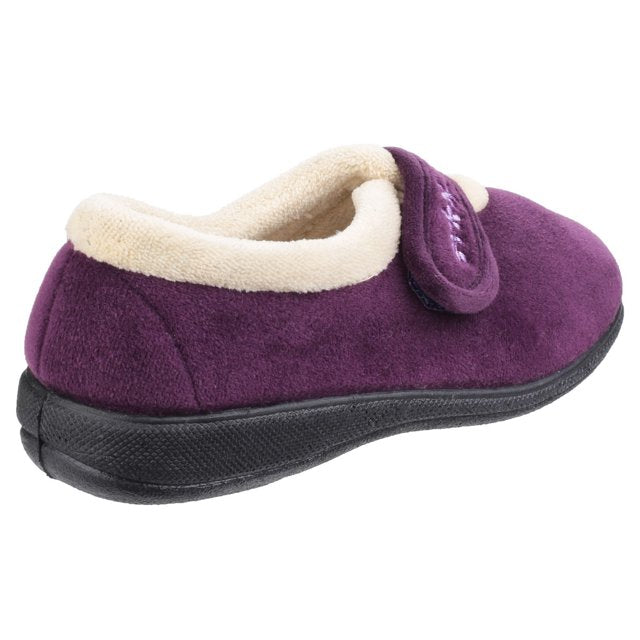 Fleet & Foster Capa Women's Memory Foam Slippers in Purple