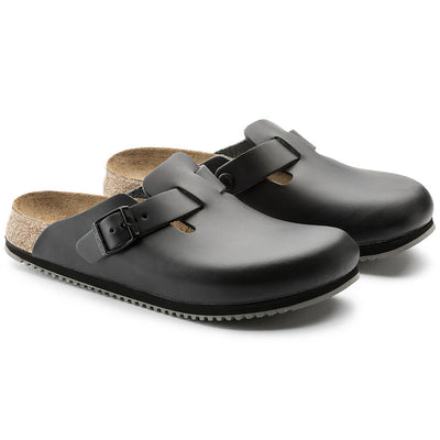 Birkenstock Boston Super Grip Black Clog