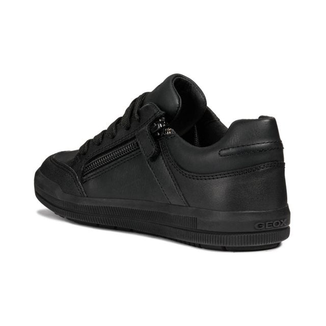 Geox Lace Up Leather Venetian Driving Style Trainer Shoe