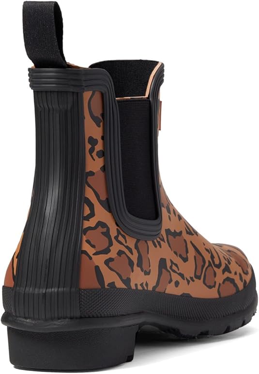 Hunter  Original Chelsea Leopard Short Boots