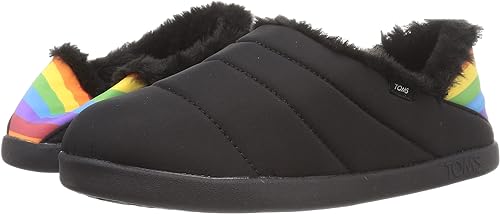 Toms Berkeley Nylon Puffer Weatherproof Men's Collapsible Black Matte Slipper