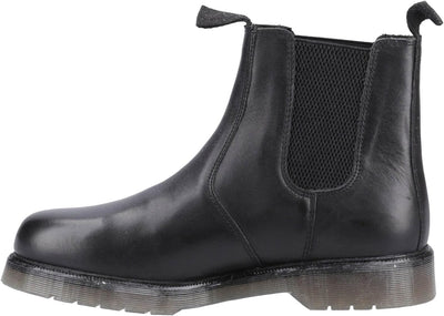 Amblers Colchester Black Hardwearing Unisex Chelsea Boot