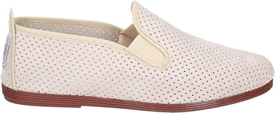 Flossy Pulga Unisex Perforated Slip On Plimsolls