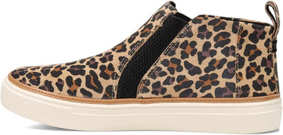 Toms Bryce Tan Classic Leopard Print Suede Slip Boot