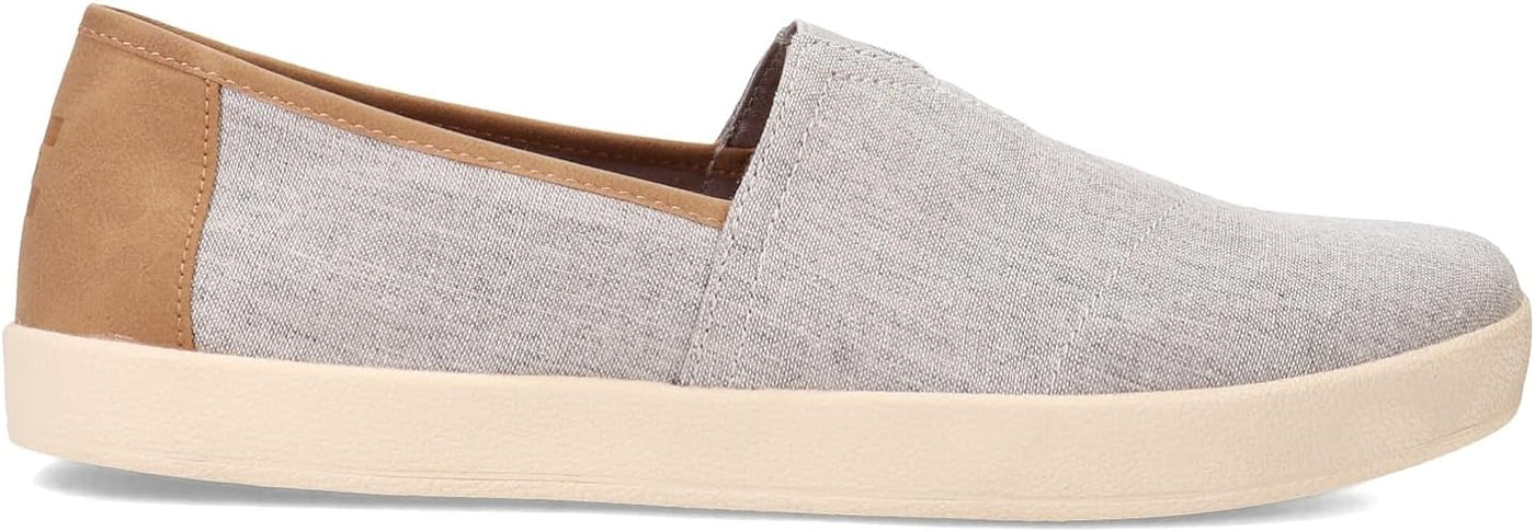 Toms Alpargata Forward Grey Flats Slip On Casual Shoe