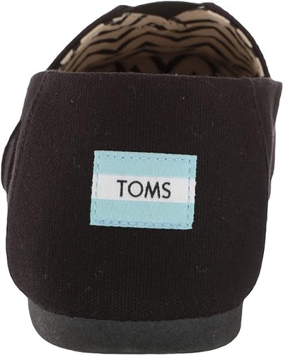 Toms Alpargata Flat Bobs Plush-Peace Black Mens Casual Shoe