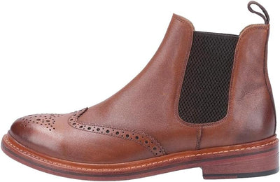 Cotswold Siddington Leather Mens Slip On Leather Ankle Boot