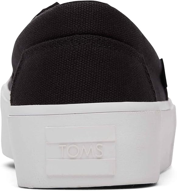 Toms Women Fenix Black Canvas Shoes