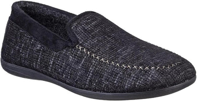 Cotswold Mens Stanley Moc Toe Full Slipper