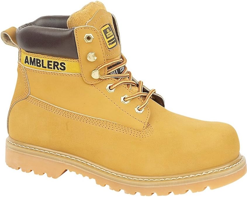 Amblers Tavistock Wide Fit Classic Ankle Lace Honey Boot