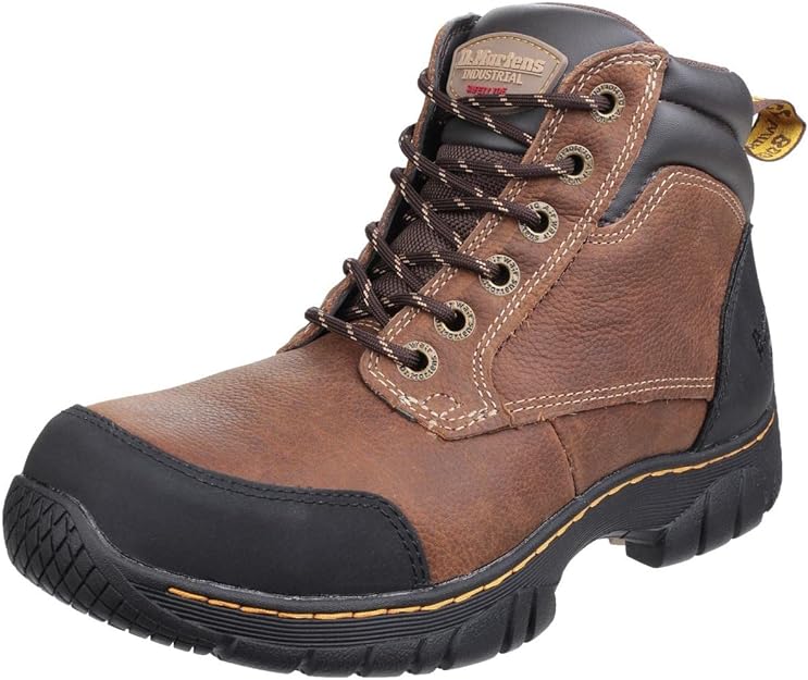 Dr Martens Riverton Men Indestructible Brown Leather Boots