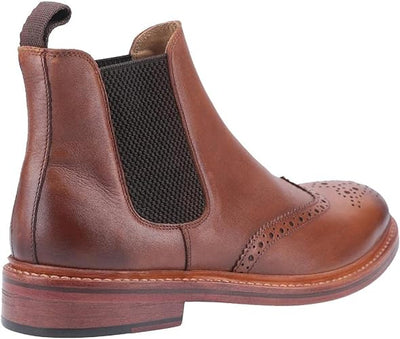 Cotswold Siddington Leather Mens Slip On Leather Ankle Boot