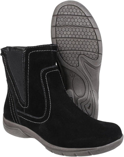 Fleet & Foster Malmo Morocco Andrea Black Maddy Ladies Ankle Boots