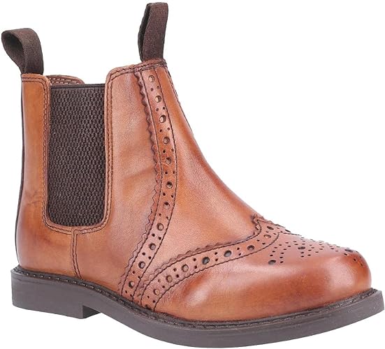 Cotswold Nympsfield Kids Leather Brogues Boots