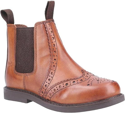 Cotswold Nympsfield Kids Leather Brogues Boots