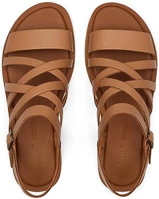 Toms Ladies Sephin Slip On Strappy Flat Sandals