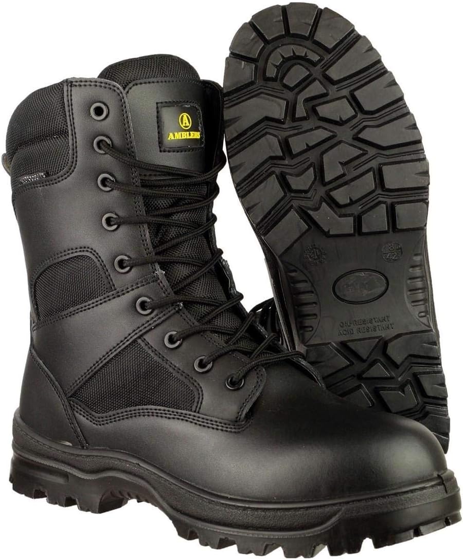 Amblers Safety Mens Combat Black Boots