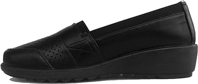 CV (Caravelle) Womens Dalston Slip On Black Shoe