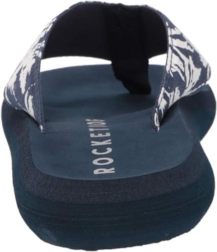 Rocket Dog Blue Spotlight Navy Palm Flip Flops