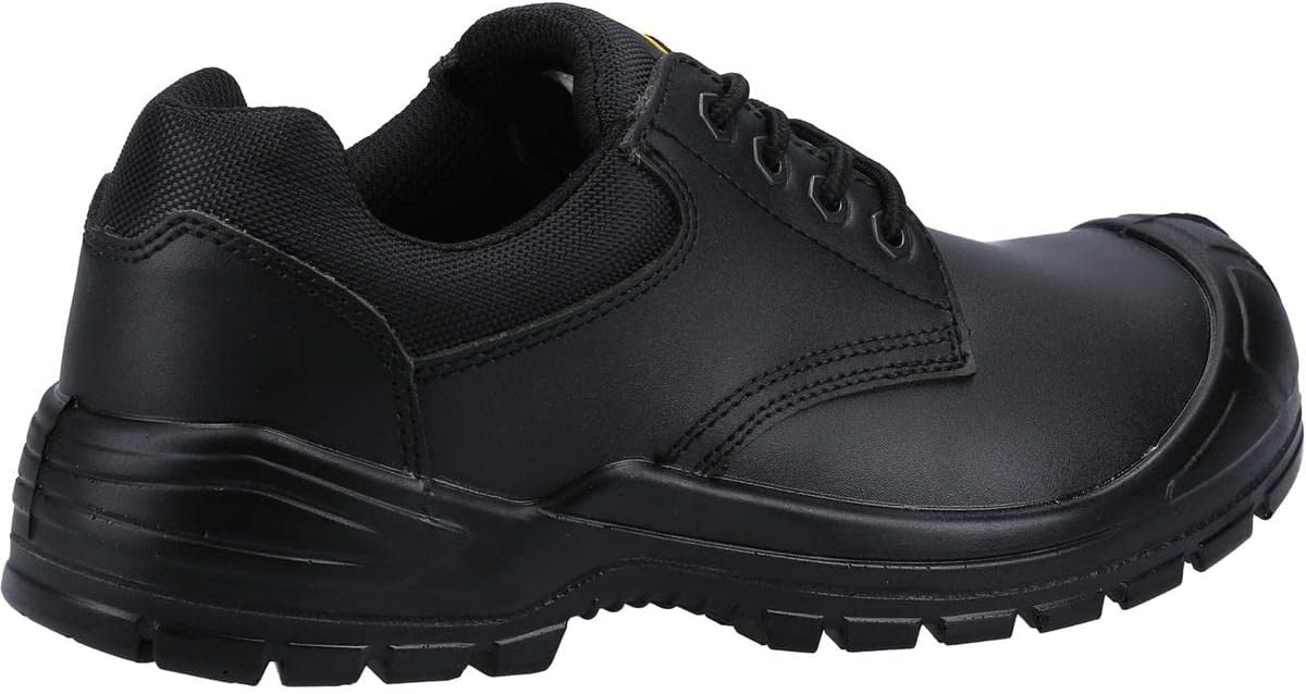 Amblers Safety Black Comfort Resistant Leather Upper Shoes