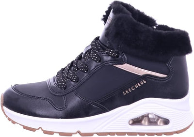 Skechers Girl's Uno Cozy on Air Street Lace up Boot