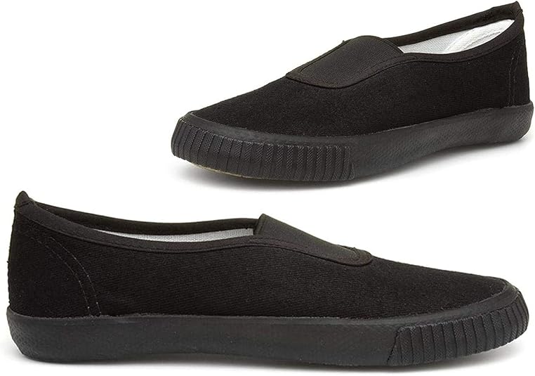 Misc Guss Plim Sml Gusset School Pumps Slipper