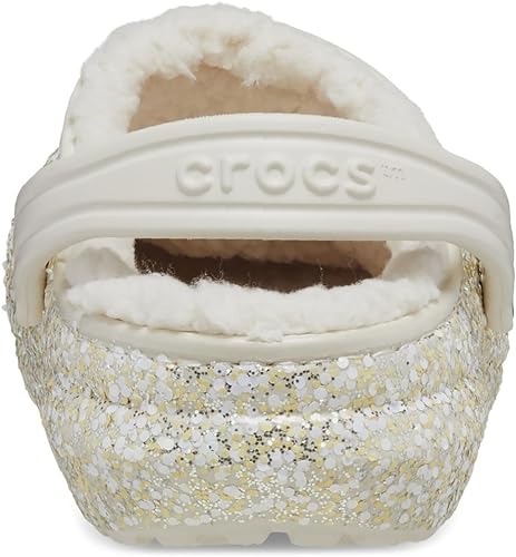 Crocs Kids' Classic Glitter Lined Clog