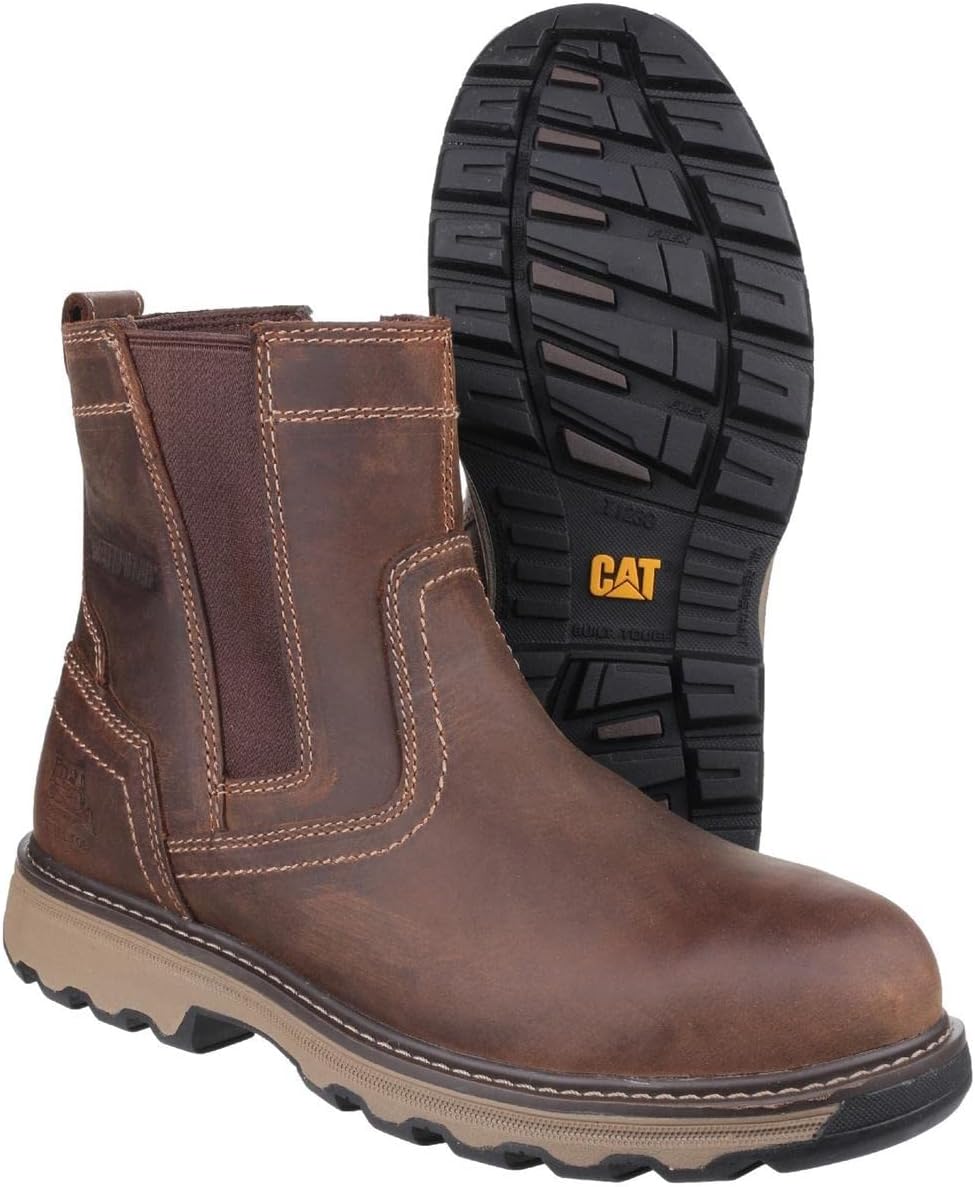 Caterpillar Pelton Brown Safety Dealer Boot