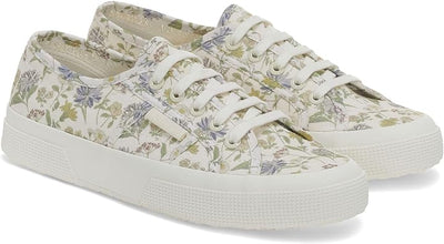 Superga Women Flower Print Canvas Sneakers