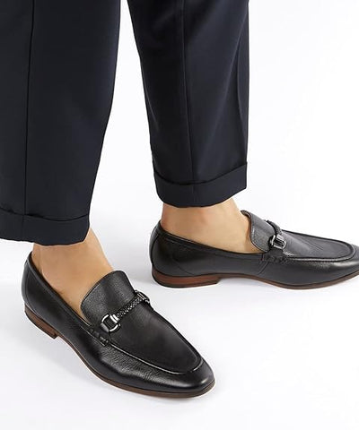 Dune  Santino Woven Trim Loafers Shoe