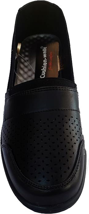 CV (Caravelle) Womens Dalston Slip On Black Shoe