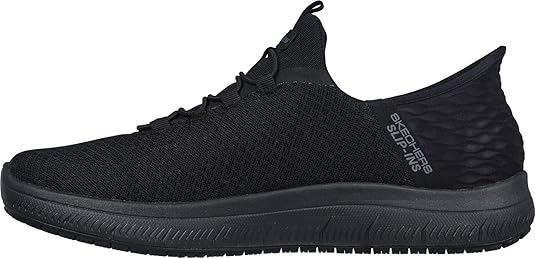 Skechers Workwear Summits Slip Resistant Women's Enslee Black Work Shoe