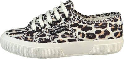 Superga Women Light Leopard Print Casual Sneakers