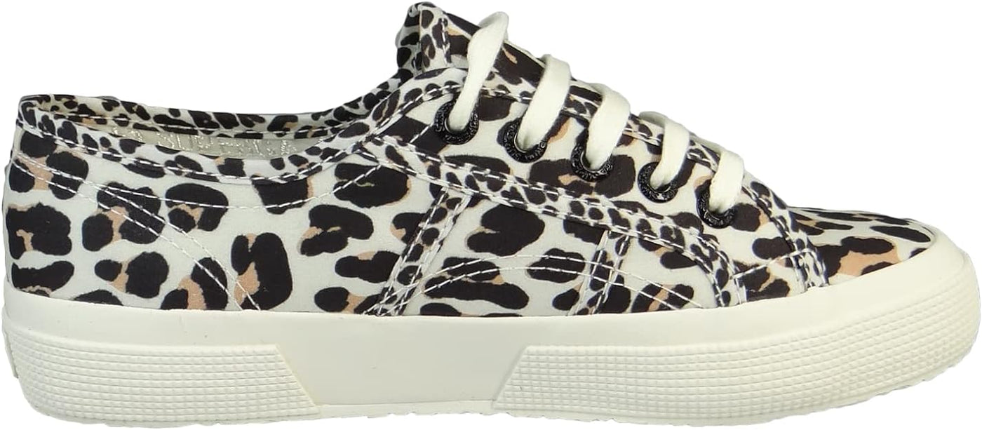 Superga Women Light Leopard Print Casual Sneakers