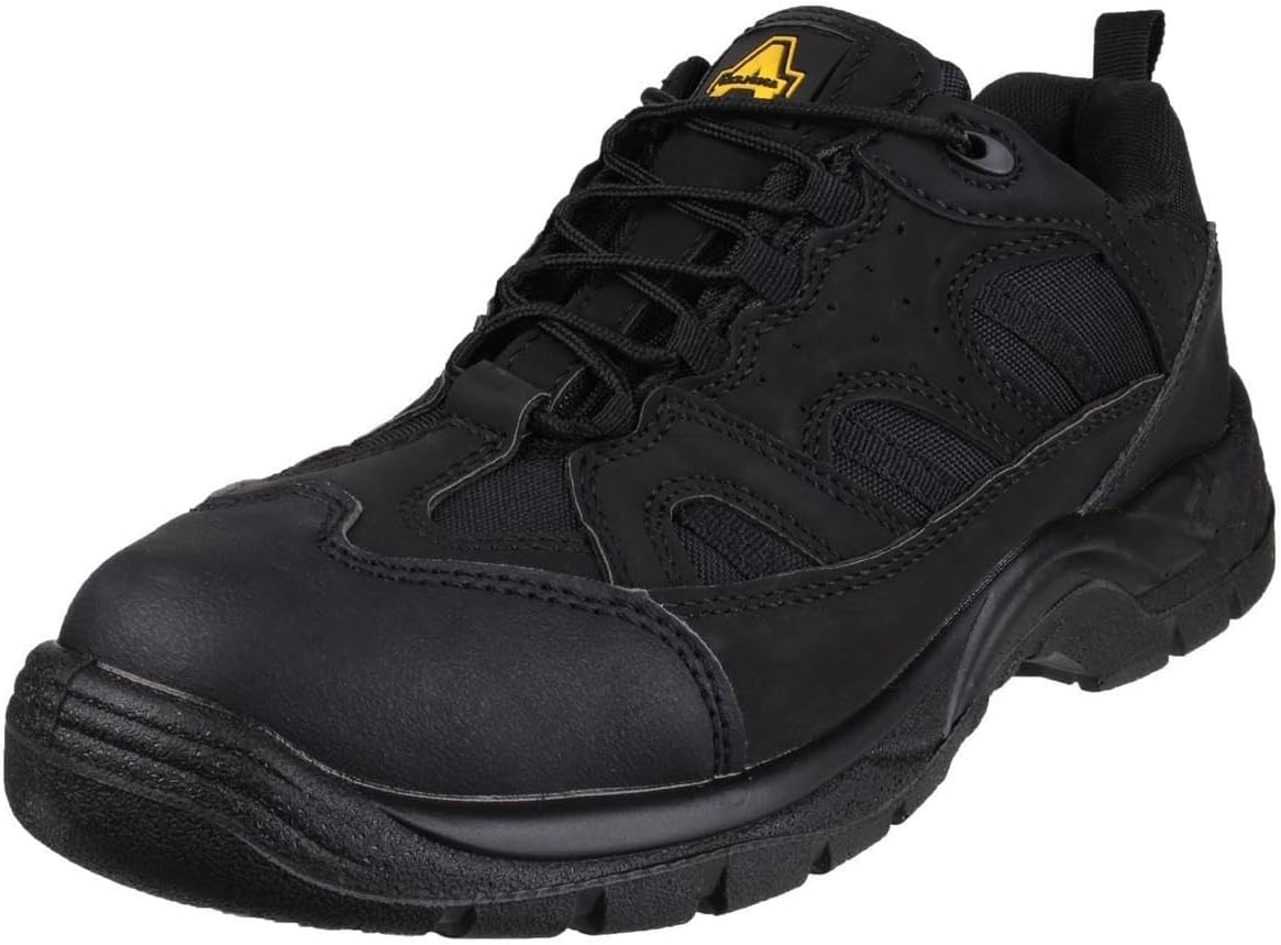 Amblers Safety Black Vegan Lightweight Safety Shoe